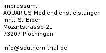 Impressum Southern Trial